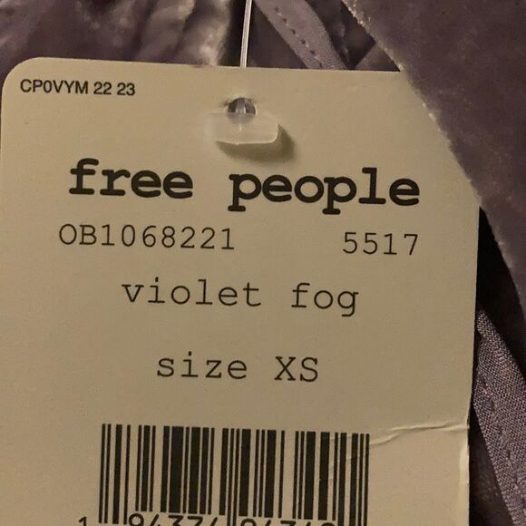 Free People Adelle Velvet Tunic Dress XS
Purple - Picture 3 of 6